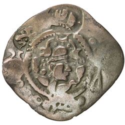 NORTHERN TOKHARISTAN: KOBADIEN: Anonymous, 6th century AD, AR drachm (3.37g). VF