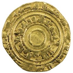 FATIMID: al-'Aziz, 975-996, AV dinar (4.01g), Misr, AH373. F-VF