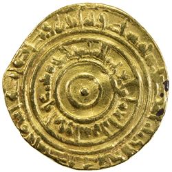 FATIMID: al-'Aziz, 975-996, AV dinar (4.13g), Misr, AH386. VF