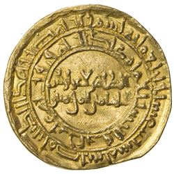 FATIMID: al-Zahir, 1021-1036, AV dinar (4.15g), Misr, AH416. VF-EF