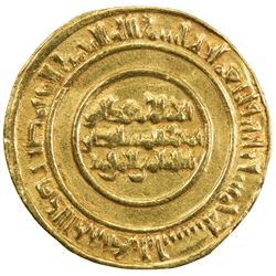 FATIMID: al-Mustansir, 1036-1094, AV dinar (3.66g), Tarabulus (Trablus), AH435. VF