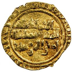 FATIMID: al-Mustansir, 1036-1094, AV 1/4 dinar (0.78g), NM, DM. VF-EF