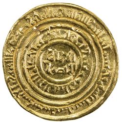 FATIMID: al-Amir al-Mansur, 1101-1130, AV dinar (3.95g), al-Iskandariya, AH516. VF