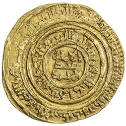 FATIMID: al-Hafiz, 1131-1149, AV dinar (3.93g), al-Iskandariya, AH534. VF
