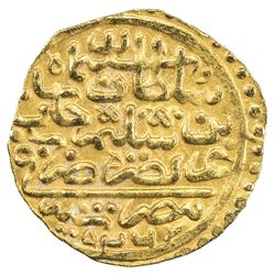 OTTOMAN EMPIRE: Suleyman I, 1520-1566, AV sultani (3.47g), Misr, AH926. EF