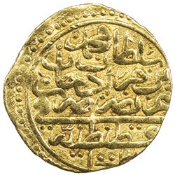 OTTOMAN EMPIRE: Mehmet III, 1595-1603, AV sultani (3.41g), Kostantiniye, AH1003. VF