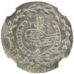 ALGIERS: Mahmud II, 1809-1830, AR 1/6 budju, Jaza'ir, AH1245. NGC MS65