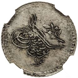 EGYPT: Abdul Mejid, 1839-1861, AR qirsh, Misr, AH1255 year 19. NGC AU58