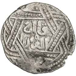ILKHAN: Anonymous Qa'an al-'Adil, AR kaaniki dirham (2.64g), [Tiflis], AH665. VF