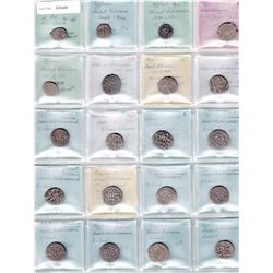 BARAKZAI: 'Abd al-Rahman, 1880-1901, LOT of 29 silver coins