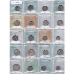 BARAKZAI: LOT of 30 silver coins