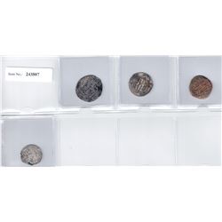 MEDIEVAL ISLAMIC: LOT of 4 early Islamic coins