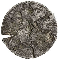 CHINESE CHOPMARKED: MEXICO: Carlos III, 1759-1788, AR 8 reales, 17x4. VG