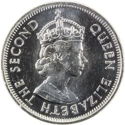 HONG KONG: Elizabeth II, 1952-1997, dollar, 1975. PCGS SP64