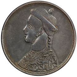 TIBET: AR rupee, Chengdu mint, ND (1902-11). PCGS EF45
