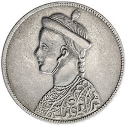 TIBET: AR rupee (11.36g), Chengdu mint, ND (1903-1905). VF-EF