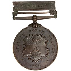 BRITISH NORTH BORNEO: British North Borneo Company, AE medal, 1900. AU