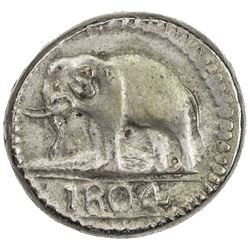 CEYLON: George III, 1760-1820, AR 48 stivers (8.98g), 1804. VF