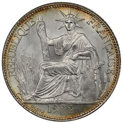 FRENCH INDOCHINA: 20 centimes, 1922-A. PCGS MS66