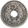 Image 2 : FRENCH INDOCHINA: 5 centimes, 1925. PCGS MS66