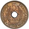 Image 2 : FRENCH INDOCHINA: 5 centimes, 1925. PCGS MS65