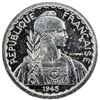 Image 1 : FRENCH INDOCHINA: aluminum 10 centimes, 1945. BU
