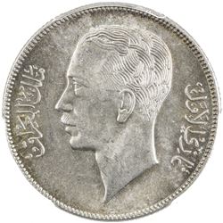 IRAQ: Ghazi I, 1933-1939, AR 50 fils, 1938/AH1357. PCGS MS63
