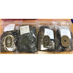 JAPAN: LOT of 409 cast Japanese coins