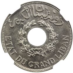 LEBANON: piastre, 1933. NGC MS66
