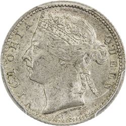 STRAITS SETTLEMENTS: Victoria, 1837-1901, AR 10 cents, 1899. PCGS MS62