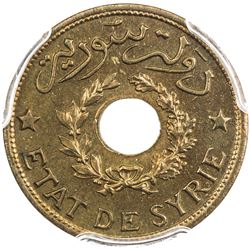 SYRIA: 2 1/2 piastres, 1940. PCGS MS65
