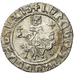 ARMENIA: Levon I, 1198-1219, AR double tram (5.44g). EF