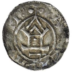 HOLY ROMAN EMPIRE: Otto Adelheid, 983-991, AR pfennige (1.28g). VF
