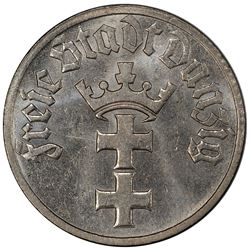 DANZIG: nickel 1/2 gulden, 1932. PCGS MS64