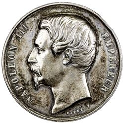 FRANCE: AR medal (63.33g), 1856. EF