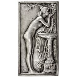 FRANCE: AR plaque (54.92g), ND (ca. 1898). AU