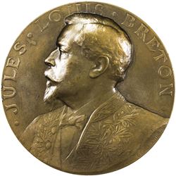 FRANCE: AE medal (160.7g), ND (ca. 1918). AU