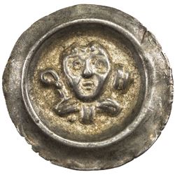 AUGSBURG: Wolfhard von Roth-Wackernitz, 1288-1302, AR bracteate (0.54g). EF