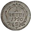 Image 2 : BRANDENBURG-ANSBACH: Alexander, 1757-1791, AR kreuzer, 1790-S. PCGS MS63