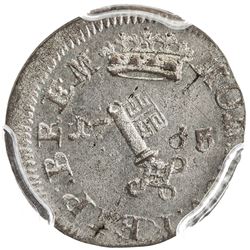 BREMEN: AR 1/2 grote, 1765. PCGS MS63