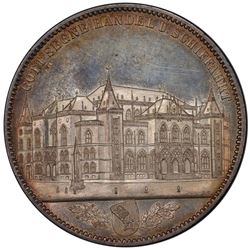 BREMEN: AR thaler, 1864-B. PCGS MS65