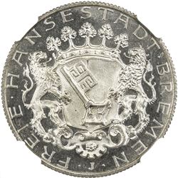 BREMEN: AR 2 mark, 1904-J. NGC PF66