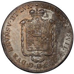BRUNSWICK-WOLFENBUTTEL: Karl Wilhelm Ferdinand, 1780-1806, AR thaler, 1790. PCGS AU58