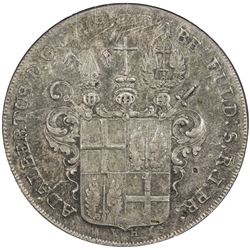 FULDA: Adalbert III von Harstall, 1788-1803, AR thaler, 1795. NGC AU58