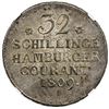 Image 2 : HAMBURG: Free and Hanseatic City, AR 32 schilling, 1809. NGC MS64