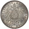 Image 2 : HAMBURG: Free and Hanseatic City, AR 3 mark, 1914-J. PCGS MS65