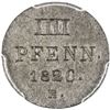 Image 2 : HANNOVER: AR 4 pfennig, 1826-B. PCGS MS65