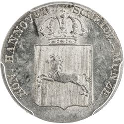 HANNOVER: AR 1/24 thaler, 1835-B. PCGS MS64