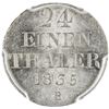 Image 2 : HANNOVER: AR 1/24 thaler, 1835-B. PCGS MS64