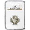 Image 3 : HANNOVER: Georg V, 1851-1866, AR 1/6 taler, 1859-B. NGC MS65